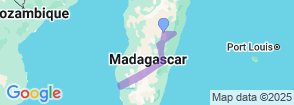 Unique trip to the East coast and the South of Madagascar Map