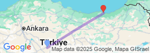 7 Day Cappadocia & Trabzon Tour Vacation Package Map
