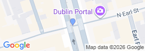 Dublin City Highlights Tour by Bike Map