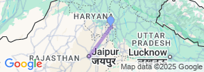 From New Delhi: Same Day Jaipur Tour By Car Map