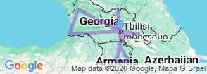 Georgia and Armenia Tour Caucasus Cultural and Historical Experience Map