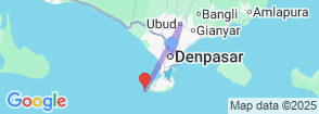 Bali Honeymoon Package: 5 Days and 4 Nights Map