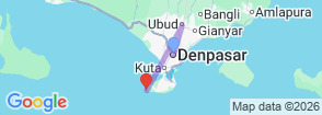 Bali Honeymoon Package: 5 Days and 4 Nights Map