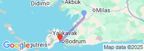 Bodrum Airport BJV Transfers to Bodrum City Center Hotels Map