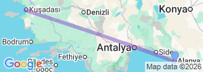 Daily Ephesus & Sirince Village Tour from Alanya Map