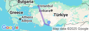 Daily Istanbul City Tour from Alanya Map