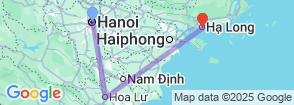 Vietnam Northern Symphony 5 Days Hanoi, Halong Bay, and Trang An complex Map