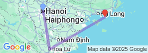 Vietnam Northern Symphony 5 Days Hanoi, Halong Bay, and Trang An complex Map