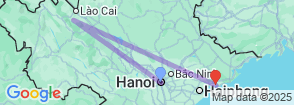Jewels of the North 7 Days in Hanoi, Sapa, Halong Map