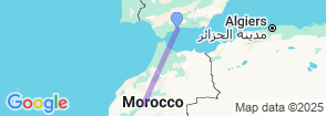 9-Days – Tour Morocco Imperial Cities from Costa del Sol Map