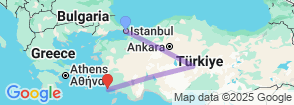 7 Day Turkey Istanbul Cappadocia Bodrum Packages Map