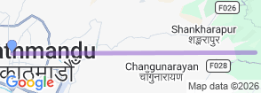 Kathmandu Nagarkot tour with mountain flight Map