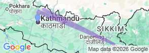 Langtang Gosaikunda Trek Map
