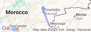 3 days from errachidia to merzouga Map