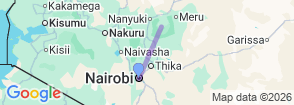 4 Days Mount Kenya Trek Using the Sirimon Route Map