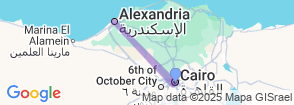 3 Days Private Package To Cairo & Giza & Alexandria Map
