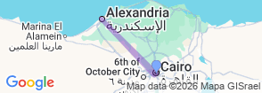 3 Days Private Package To Cairo & Giza & Alexandria Map