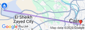 Transfer from Sphinx Airport to Cairo Or Giza hotels Map