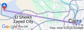 Transfer from Cairo Or Giza hotels to Sphinx Airport Map