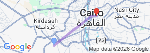 Tour to Giza Pyramids, the Egyptian Museum & Khan El Khalili Map