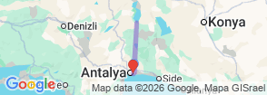 5 Days Suv Safari Kemer – Egirdir – Beskonak Tour Map