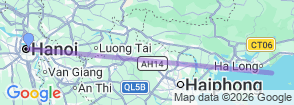 From Hanoi: Halong Bay Luxury Full-Day Trip by Boat Map