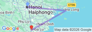 6 Days Discover Northern Vietnam From Hanoi Map