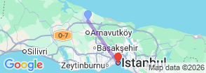 Private Istanbul Airport(IST) Arrival or Departure Transfer Map