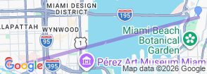 Miami City Tour South Beach and Skyline Experience Map