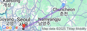 Nami Island Gangwon do and Rail Bike Day Trip from Seoul Map