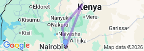 6 Days Rhino Safari to Ol Pejeta, Samburu, Solio Ranch and Aberdares Luxury Safari Map