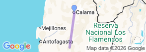 4 Days San Pedro de Atacama Highlights Express Map