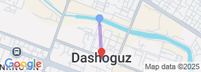 2-Day Tour to Dashoguz, Kunya Urgench And Darvaza Map