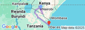 15 Days Spectacular Kenya and Tanzania Safari Combination with Zanzibar Beach Holiday Map