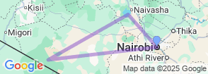5 Days Highlight of Kenya's Wildlife, Sceneries and Culture(Maasai Mara, L.Naivasha,Solio) Map