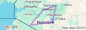Wild Kenya: Ol Pejeta, Lake Nakuru & Masai Mara in 6 Days Map