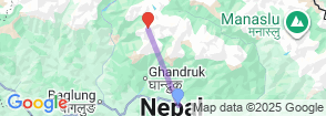 Annapurna Base Camp Helicopter Tour Map