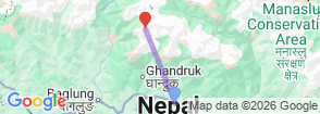 Annapurna Base Camp Helicopter Tour Map