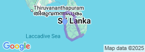 Wildlife Wonders of Sri Lanka – 18 Days Map