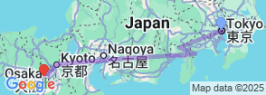 Japan’s Best from Tokyo to Osaka - Customizable Map