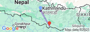 Kathmandu to Janakpur Flight Map