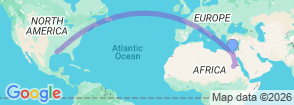 10-Day tour Egypt, the general of the mighty Nile Map