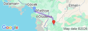 Jeep Safari Tour to Saklikent from Fethiye Map