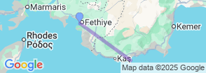 4 Day Fethiye City Tour: Fethiye 12 Islands & Sea Kayaking in Kekova Map
