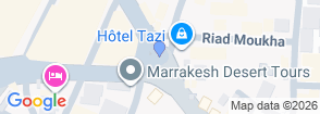Atlas Mountains desert camel ride & waterfalls Day Trip Map