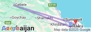Baku + Gabala Daytrip_3N/4D_(2-10 pax) Map