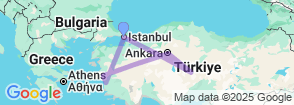 Pearls of Turkey 7 Nights 8 Days Map