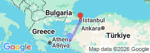 Istanbul Old City and Bosphorus Tour from Cesme Map