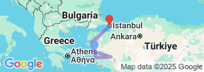 Turkey - The Seven Churches of Revelation and Istanbul Tour Map
