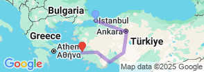 Anatolia: Land of the Mother 13 Nights 14 Days Map
